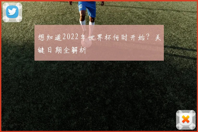 想知道2022年世界杯何时开始?关键日期全解析