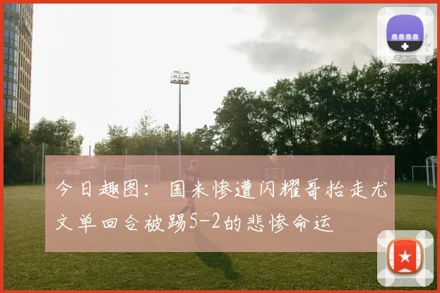 今日趣图：国米惨遭闪耀哥抬走尤文单回合被踢5-2的悲惨命运